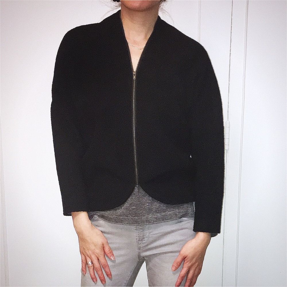 NWOT Dolman sleeve zip jacket